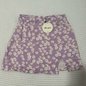 My Girl Floral Mini Skirt Size S/8